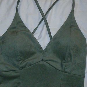 Windsor suede mini dress